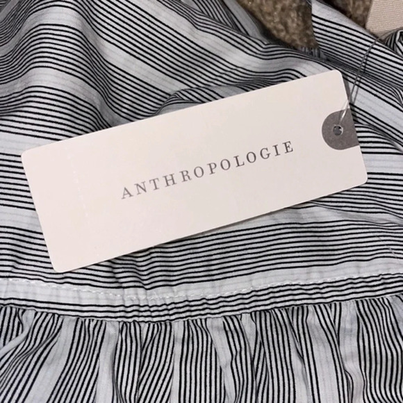 Anthropologie Dolan Striped Strapless Smocked Tube Top Women’s Large‎ NWT Twee - Picture 6 of 10